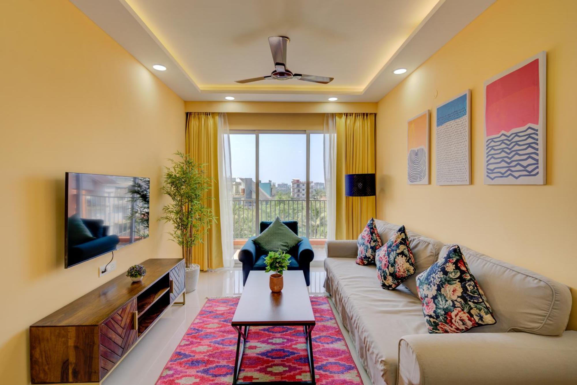 Luxe 2Bhk 10Min From Goi Airport With Pool Access Appartement Dabolim Buitenkant foto